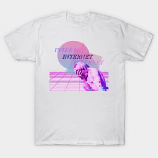 The Internet Was A Mistake-Vaporwave T-Shirt